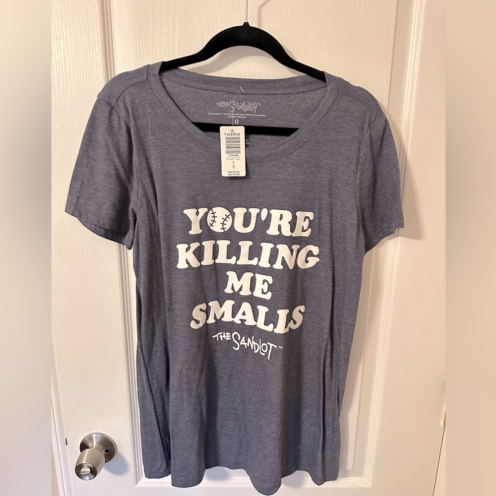 Torrid The Sandlot You're Killing Me Smalls Blue Shirt